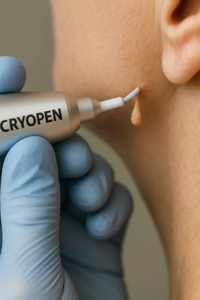 Cryopen for skin tags removal Glossop speak to our team today!