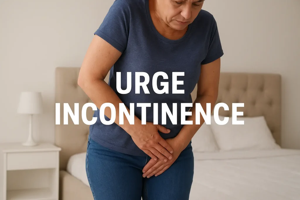 how to manage urge incontinence Glossop symptoms