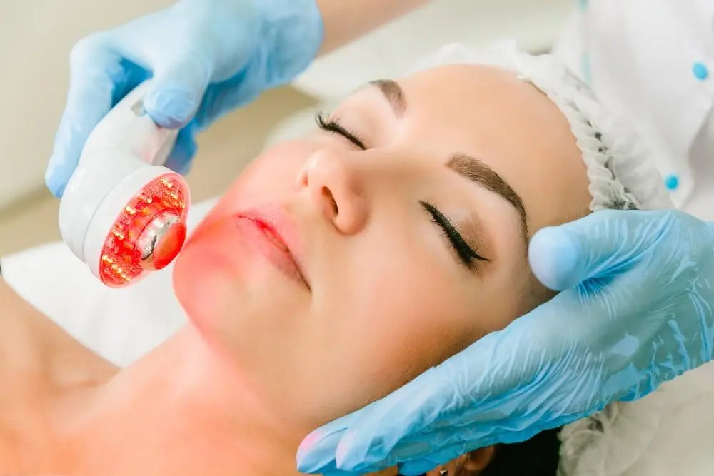 woman having non-surgical Morph8 treatment Glossop