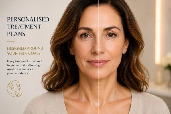 Before and after results of Collagen Lift Therapy Glossop
